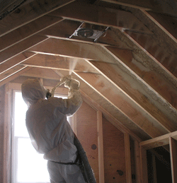 Vallejo CA attic spray foam insulation